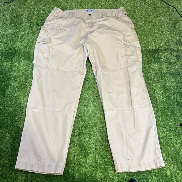 Mens Galls Tactical Utility Cargo Straight Leg Pants Khaki Men's Size 42x32 - Picture 1 of 8